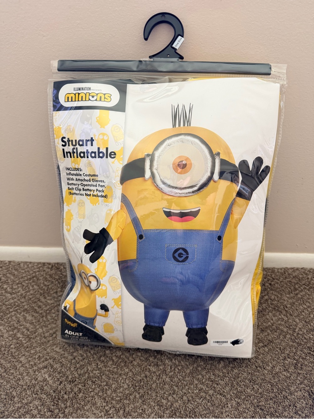 Stuart Inflatable Costume - Yellow & Blue